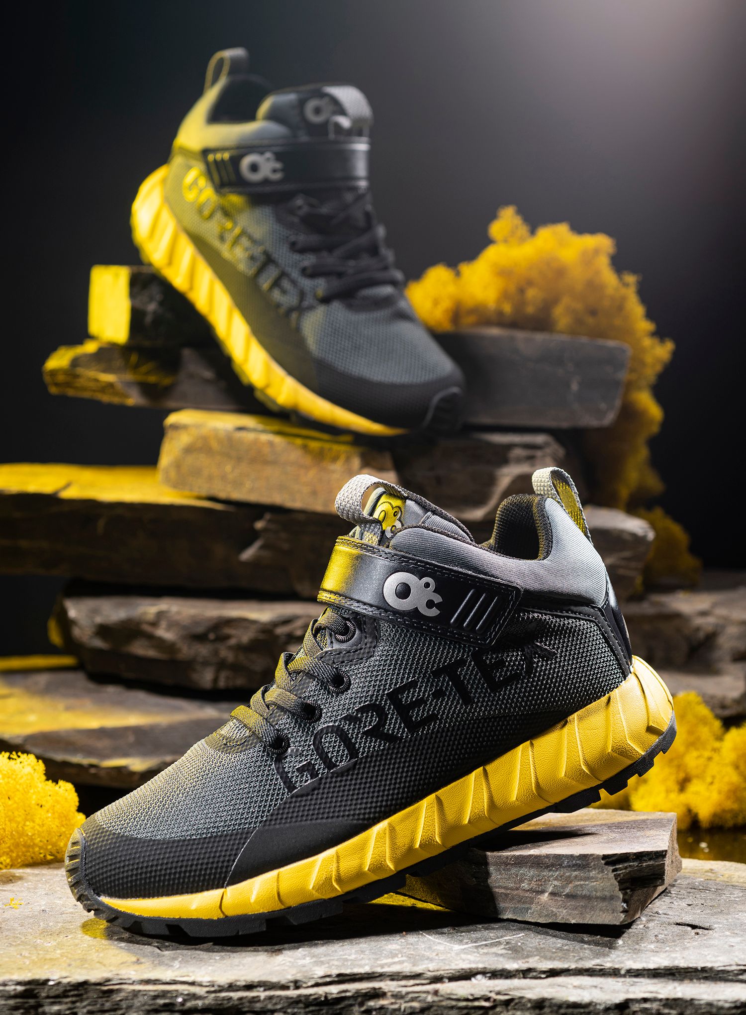 Детски обувки ZeroC TASEN GTX INS JNR - grey/yellow