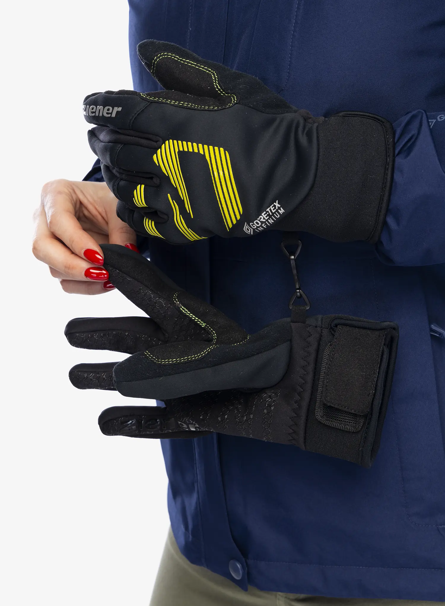 Ръкавици cофтшел Ziener Ilko GTX INF - lime green