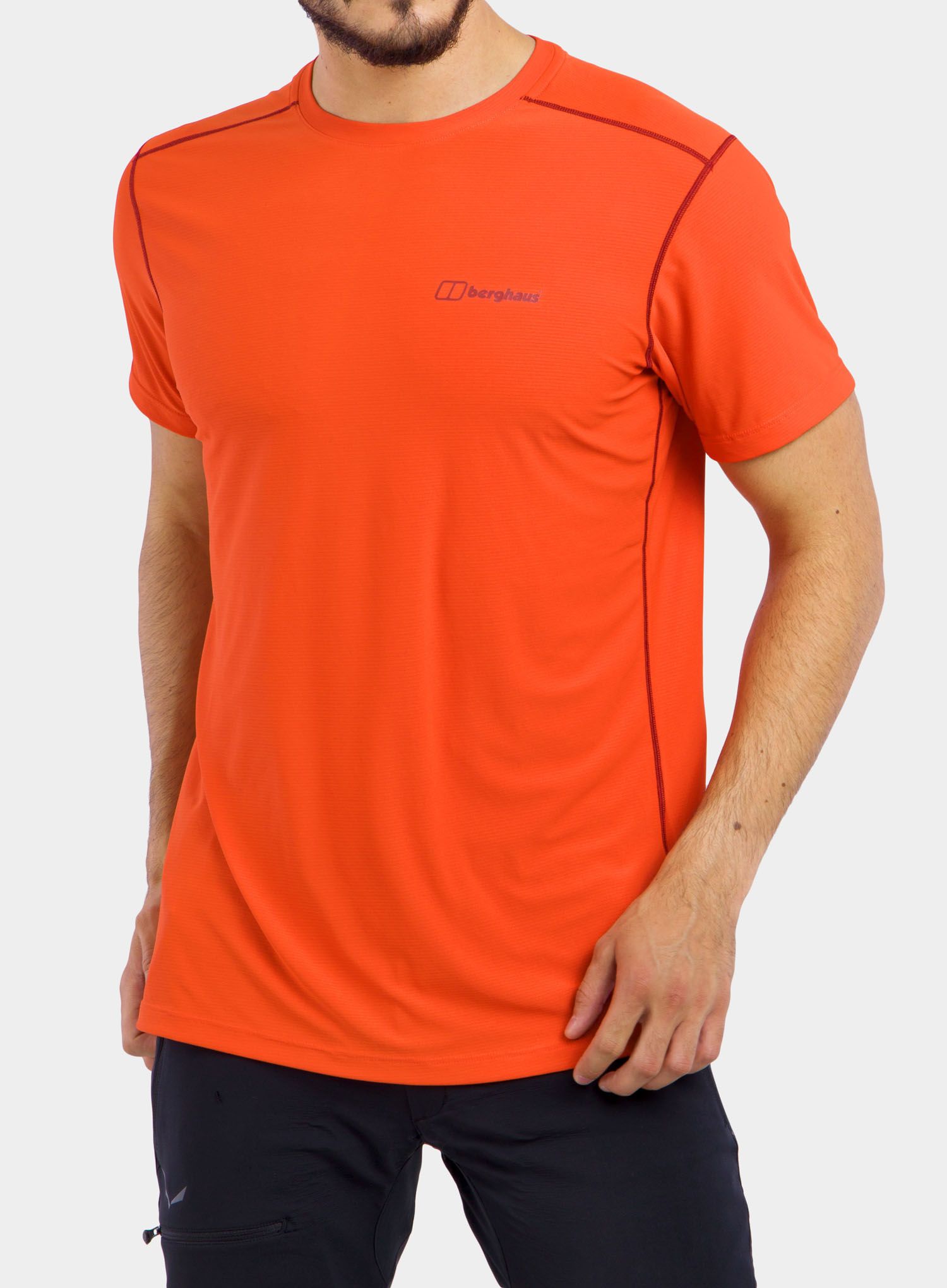 Бързосъхнеща тениска Berghaus 24/7 Tech SS Crew - red/red