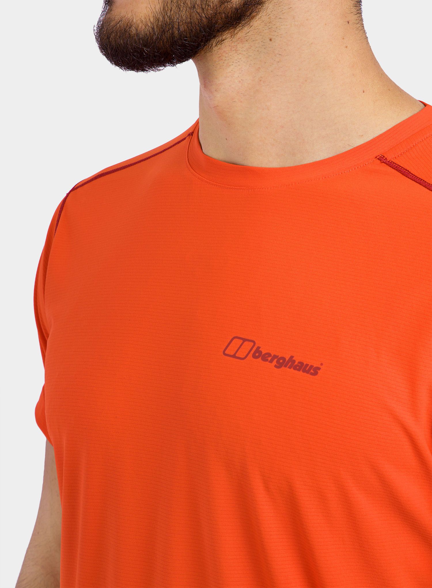 Бързосъхнеща тениска Berghaus 24/7 Tech SS Crew - red/red