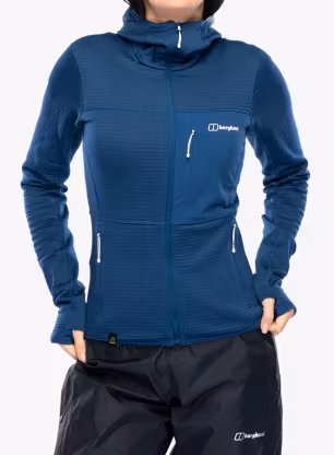 Дамски суичър с цип Berghaus Ridge-Hiker Hoody - hale navy