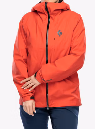 Дамско яке с мембрана Black Diamond Highline Stretch Shell - coral red