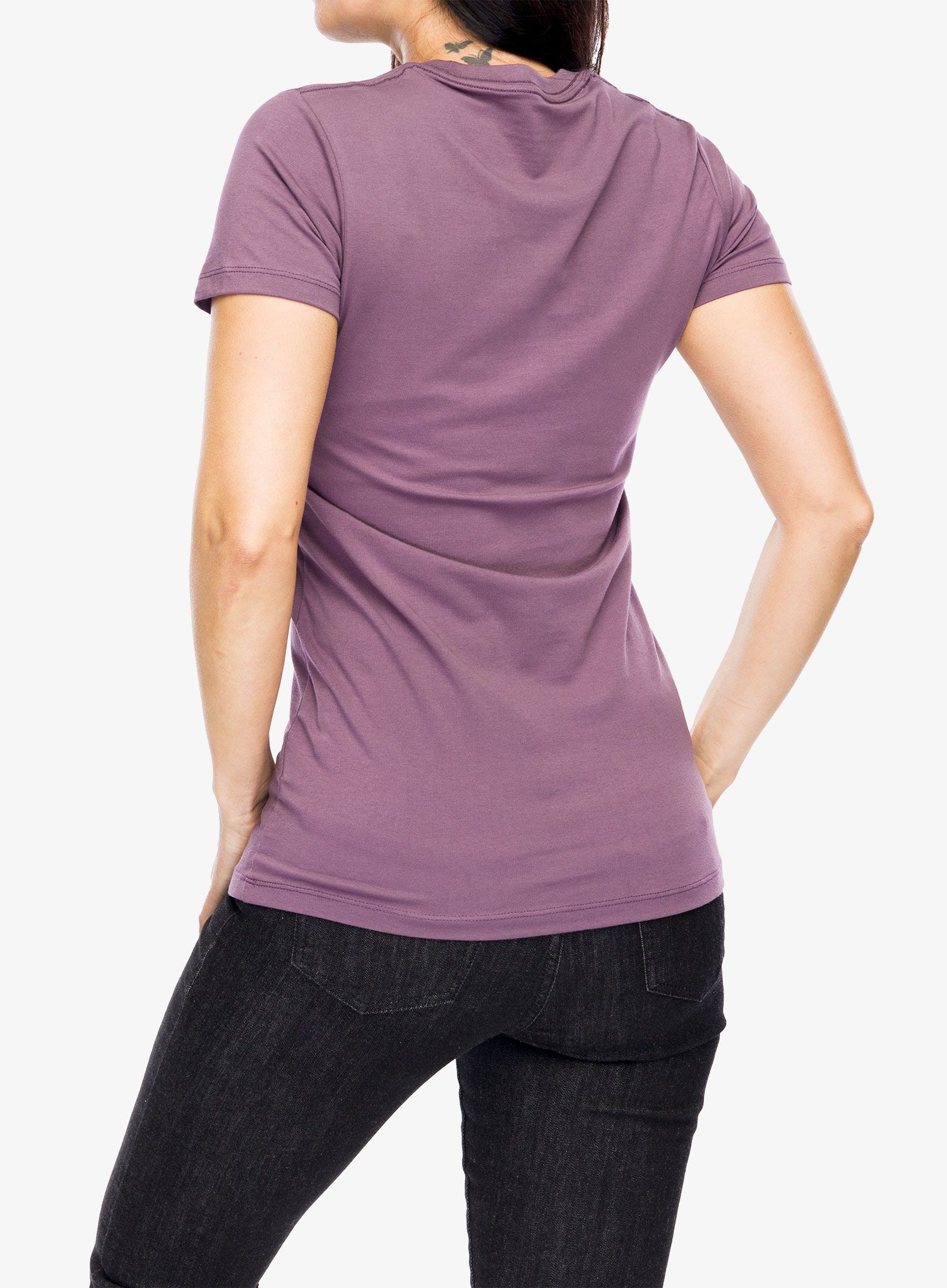 Дамска тениска Black Diamond Rise and Climb Tee - mulberry