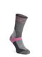 Дамски велосипедни чорапи Bridgedale MTB Winter Weight T2 Merino Sport Boot - grey/pink