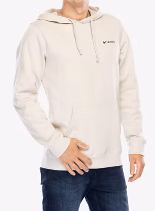 Суичър с качулка Columbia Trek Graphic Hoodie - dark stone/button badge