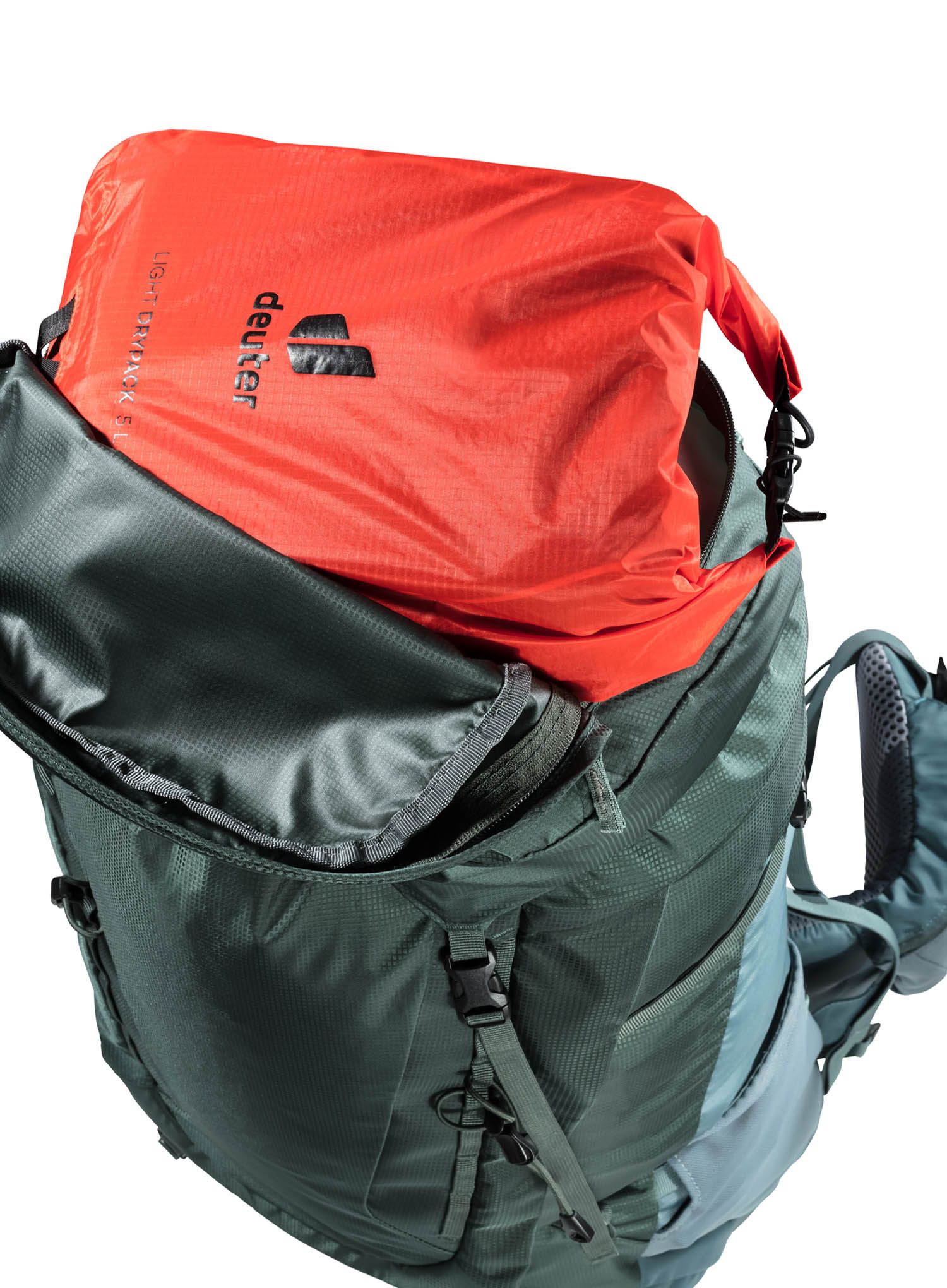 Водоустойчива торба Deuter Light Drypack 5 - papaya