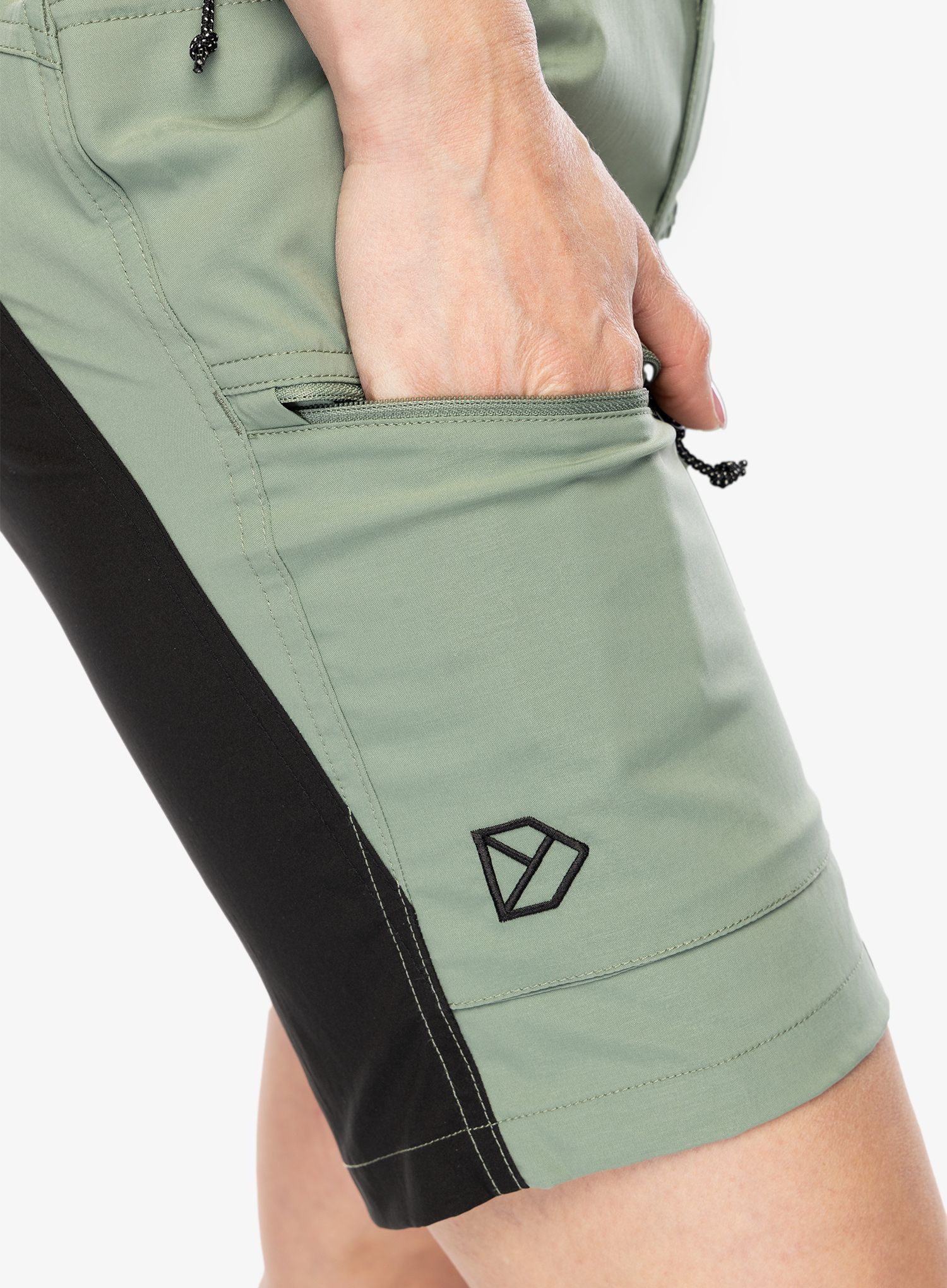 Дамски къси панталони Didriksons Tucana Shorts - light moss