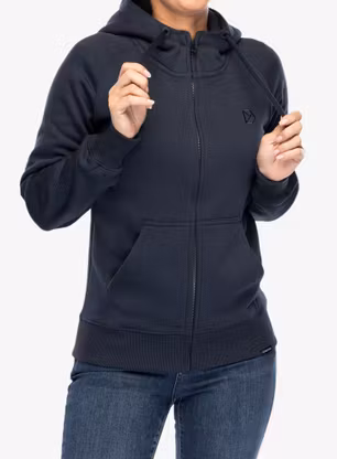 Блузи с цип дамска Didriksons Ven Full Zip - navy