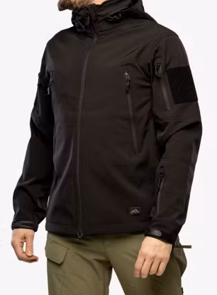 Тактическо яке Helikon-Tex Gunfighter Jacket Shark Skin Windblocker - black