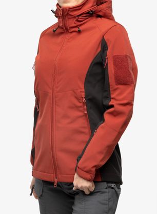 Дамско яке cофтшел Helikon-Tex Gunfighter Woman's Jacket - crimson sky/black