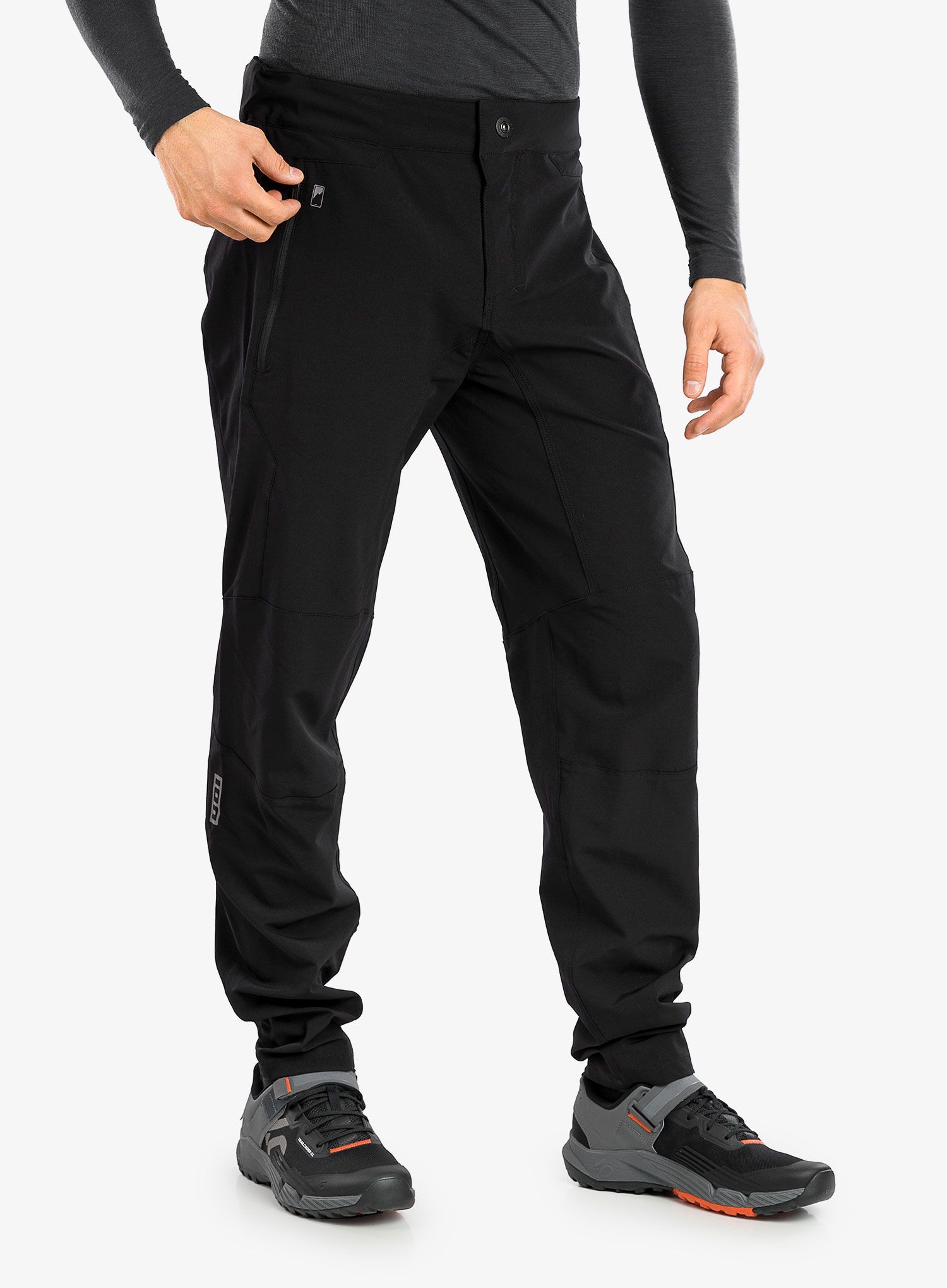 Дълги велосипедни панталони ION Scrub Pants - black