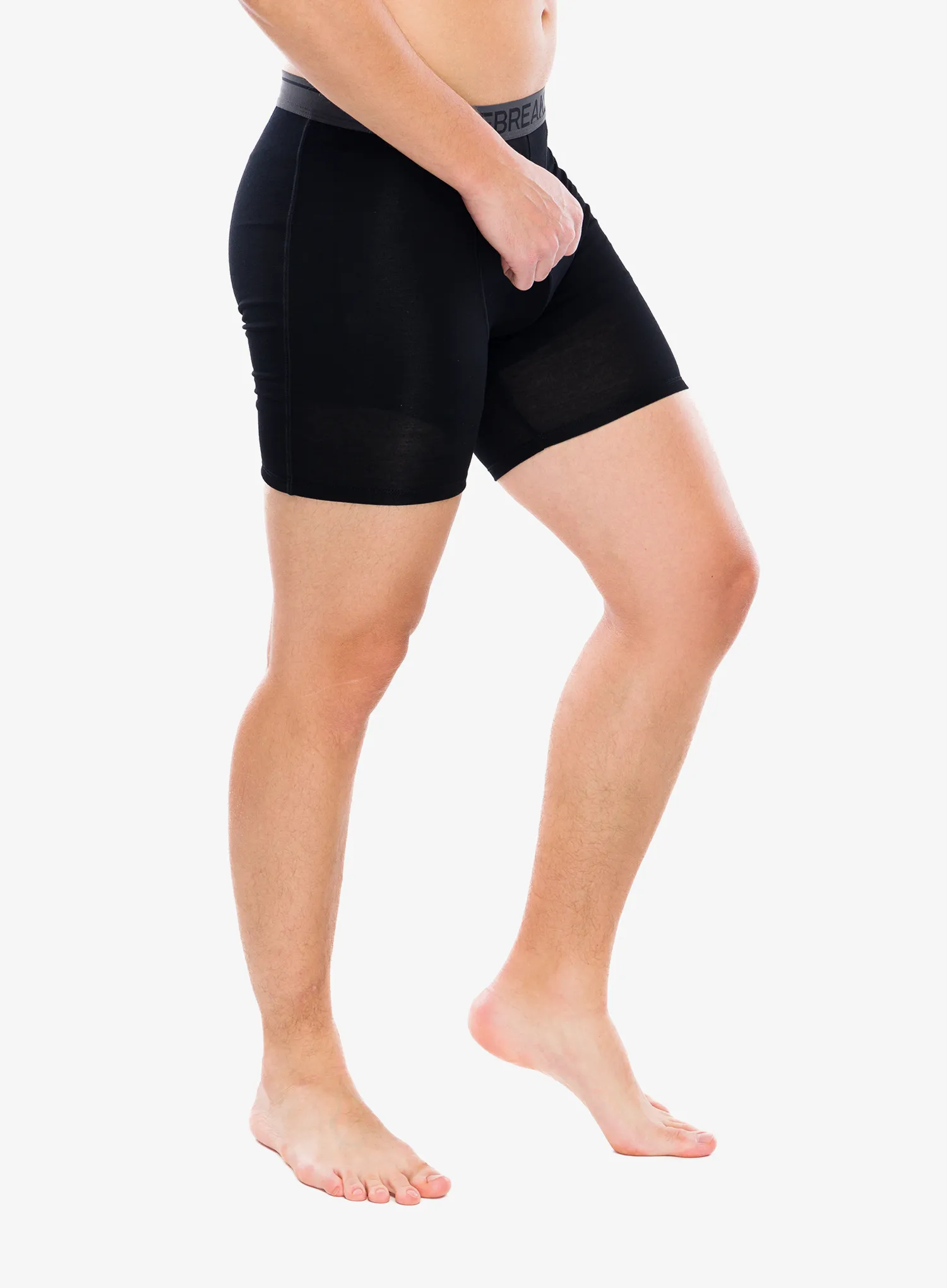 Weakling Boxer Термоактивни боксерки Icebreaker Anatomica Long Boxers - black | 8a.bg