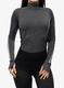 Дамски суичър Icebreaker Merino 200 ZoneKnit LS Half Zip - jet hthr/blk/metro