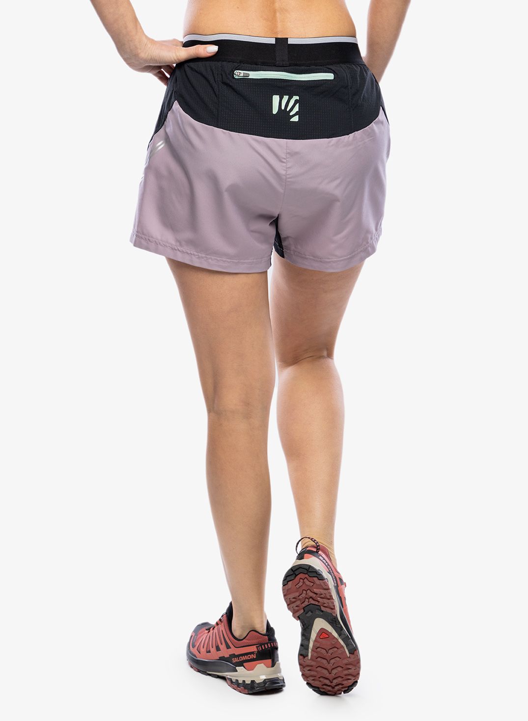 Дамски къси панталони за бягане Karpos Fast Evo Shorts - nirvana/black