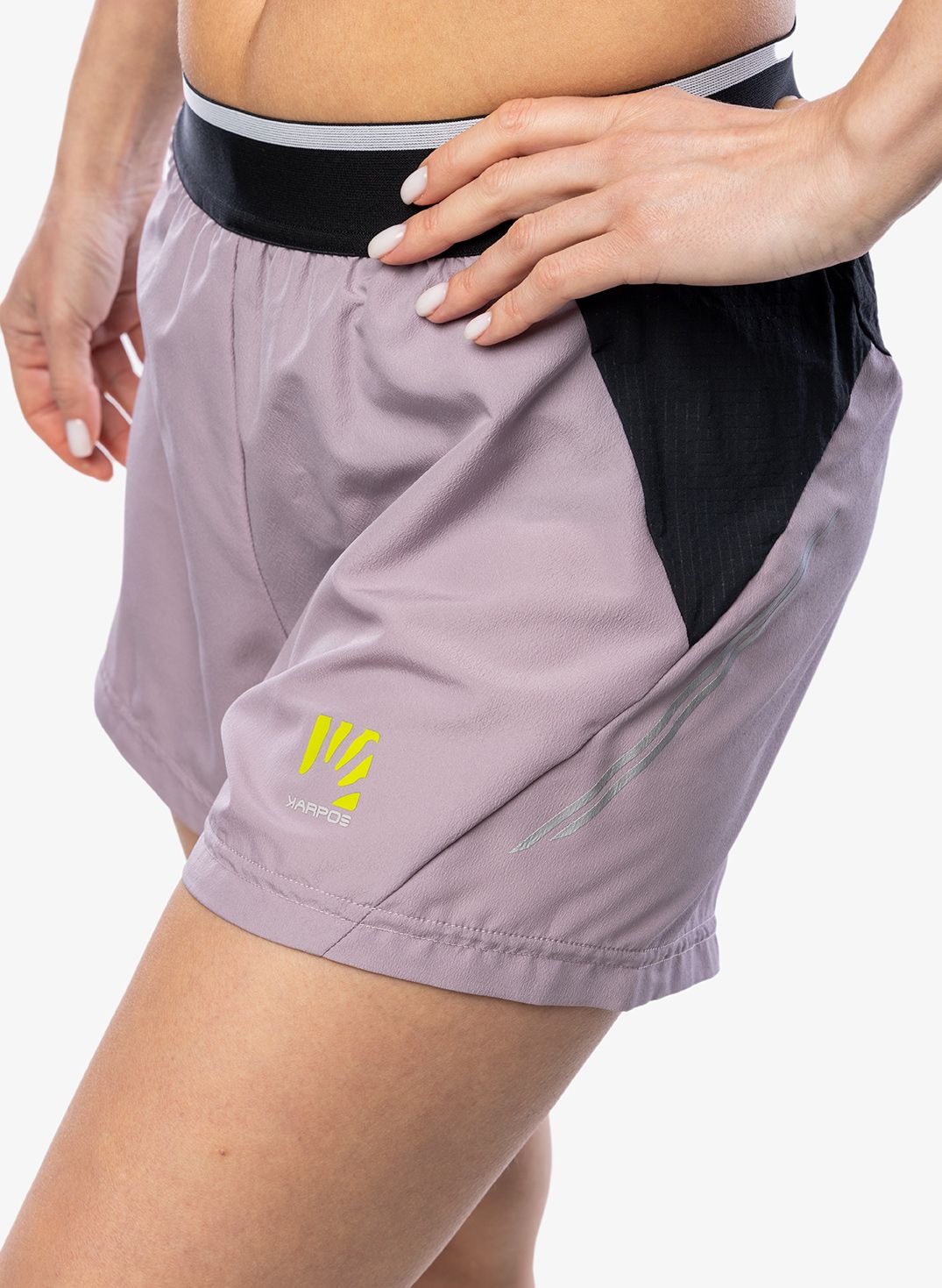 Дамски къси панталони за бягане Karpos Fast Evo Shorts - nirvana/black