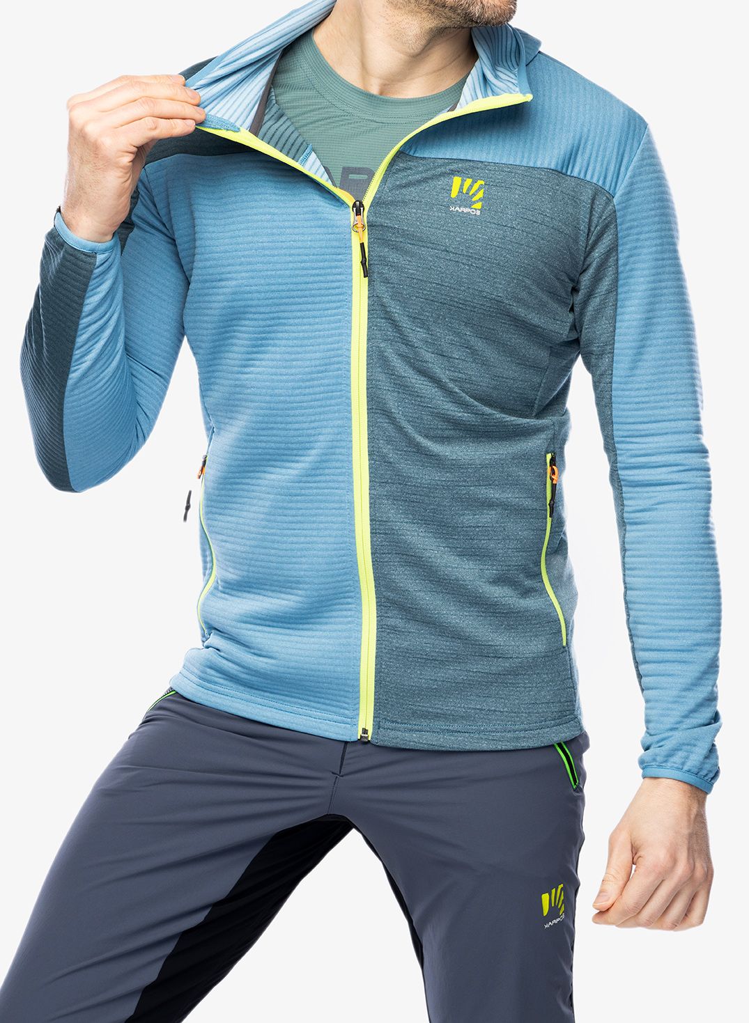 Трекинг суичър Karpos Nuvolau Fleece - niagara/stargazer