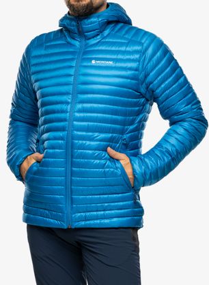 Пухено яке Montane Anti-Freeze Lite Hoodie - electric blue