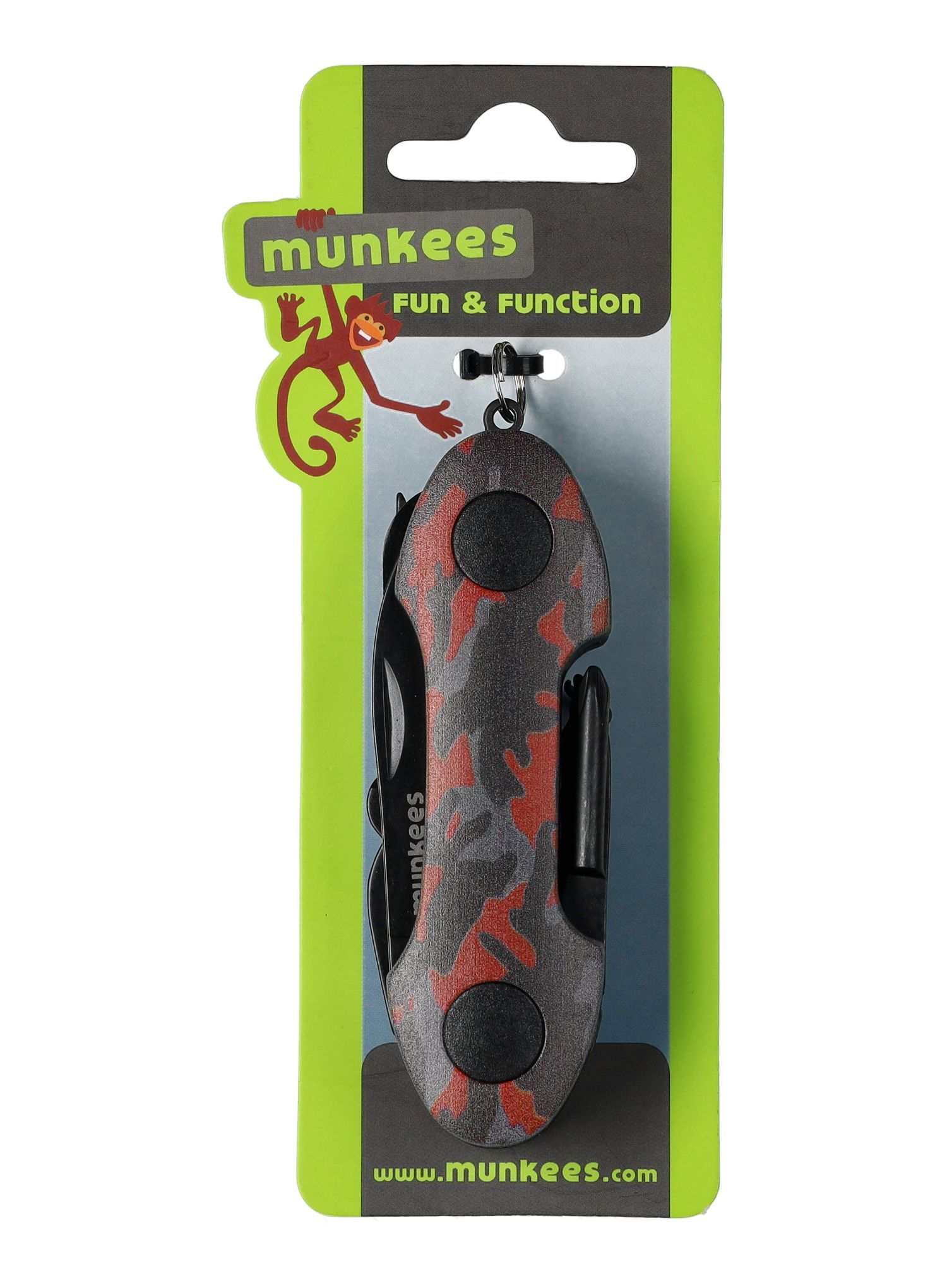 Швейцарско ножче Munkees Camou - red