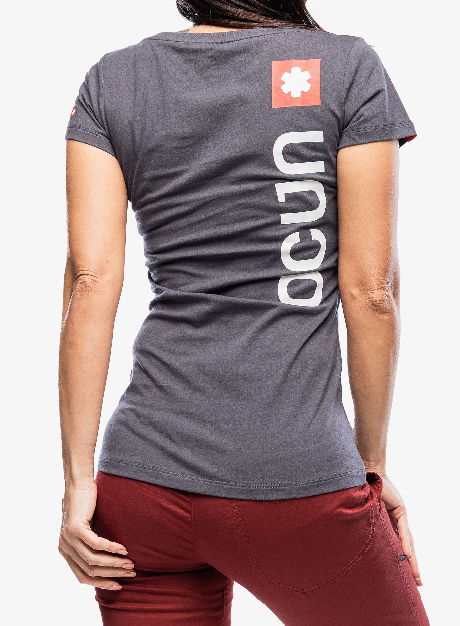 Дамска катерачна тениска Ocun Logo Tee - periscope