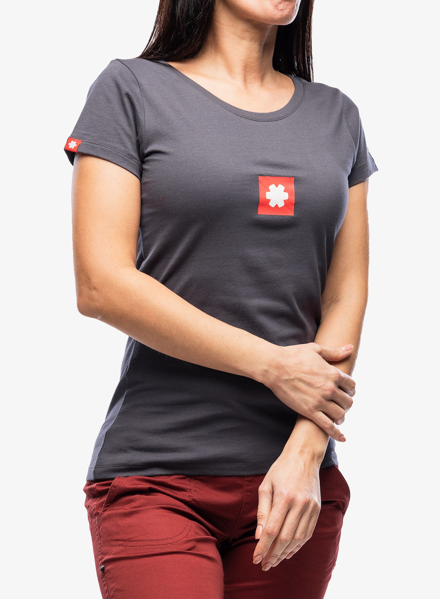 Дамска катерачна тениска Ocun Logo Tee - periscope