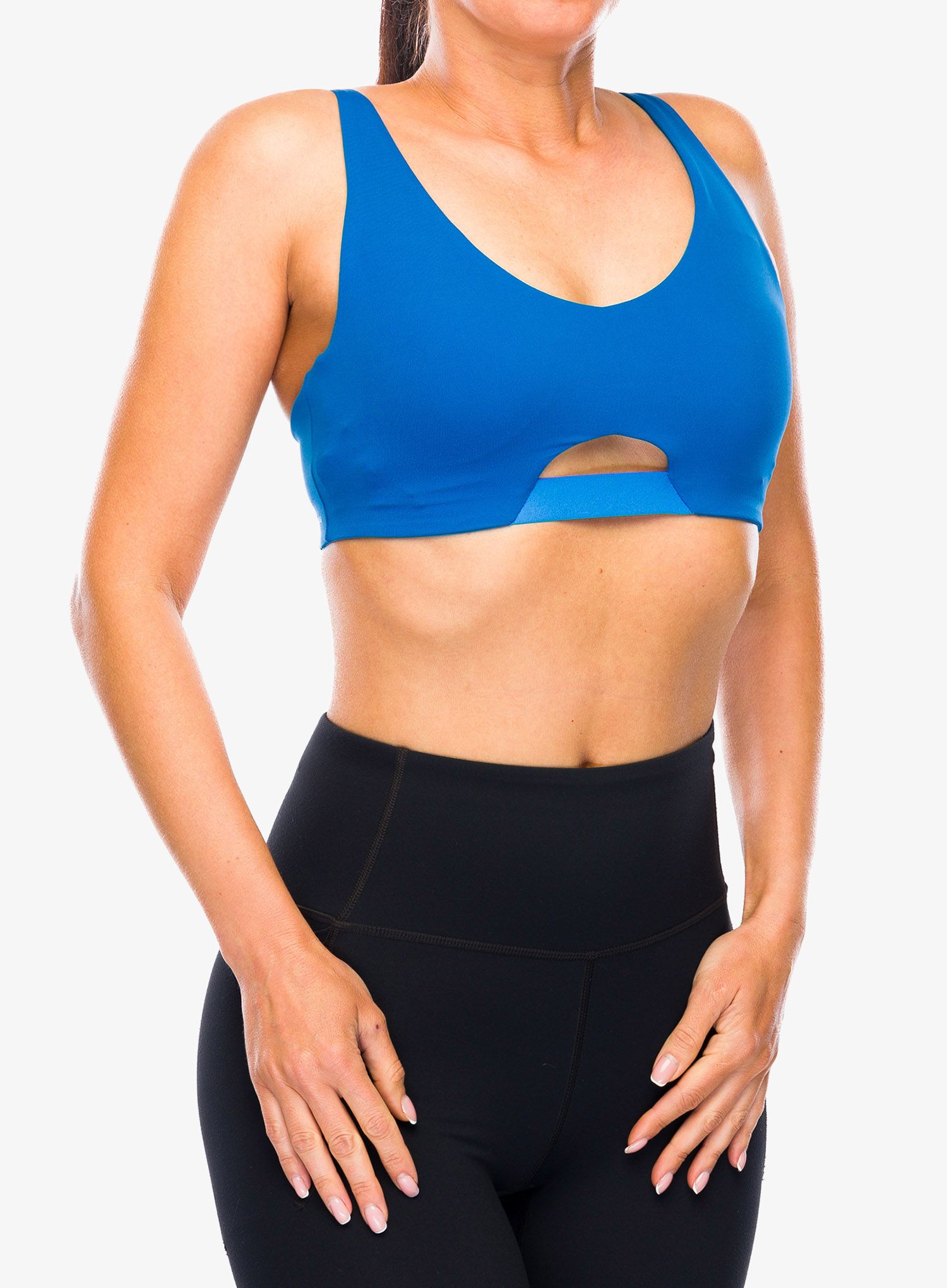 Спортен сутиен Patagonia Maipo Low Impact Adjustable Bra - endless blue