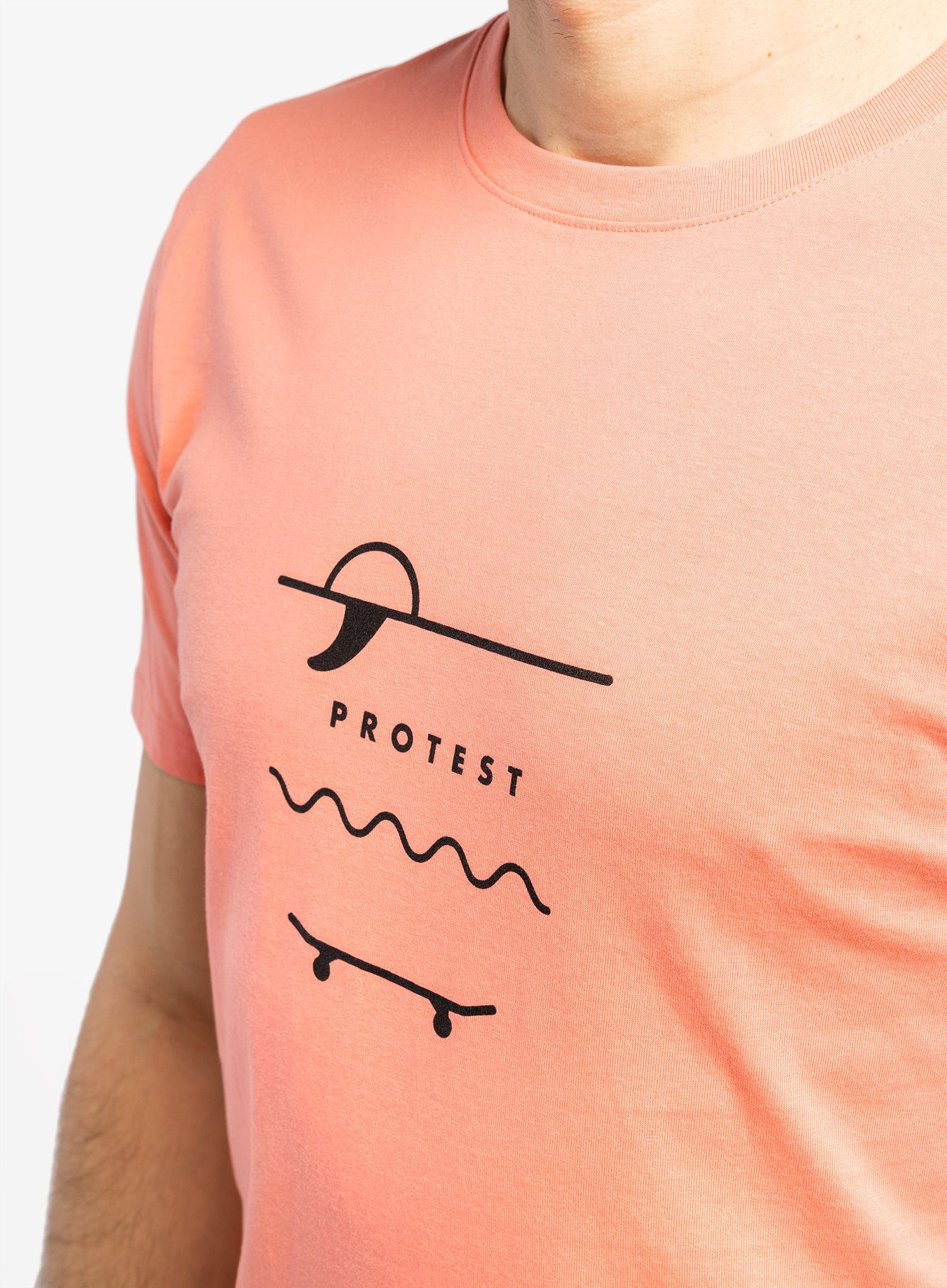 Тениска с щампа Protest Prtahaird T-Shirt - pink