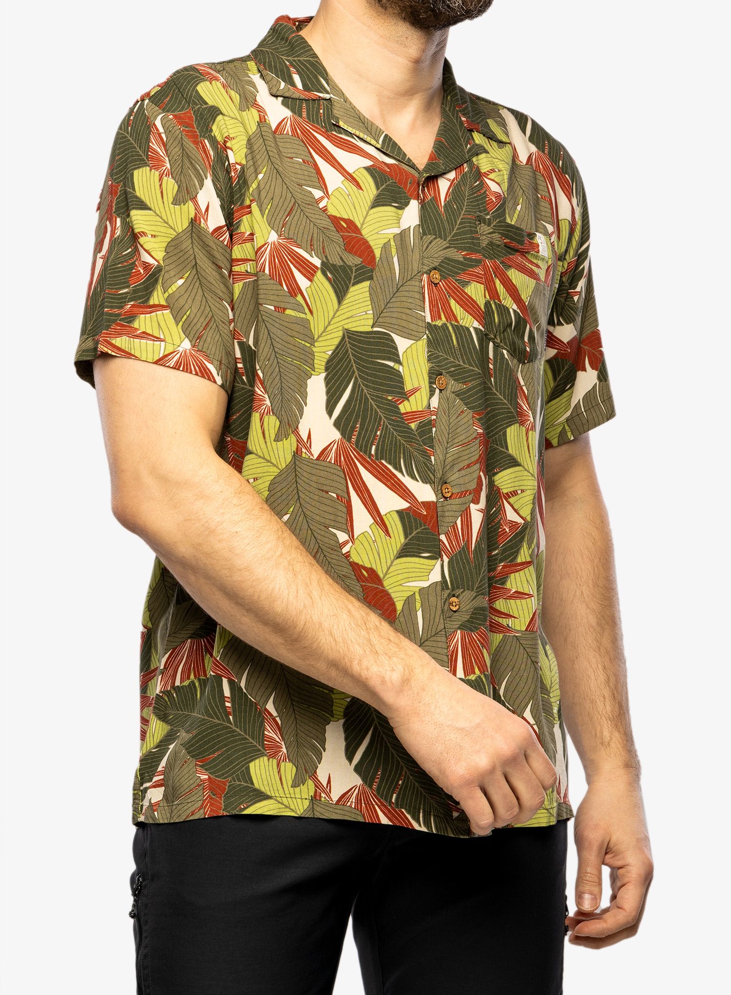 Риза Protest Prthamra Short Sleeve Shirt - artichoke green