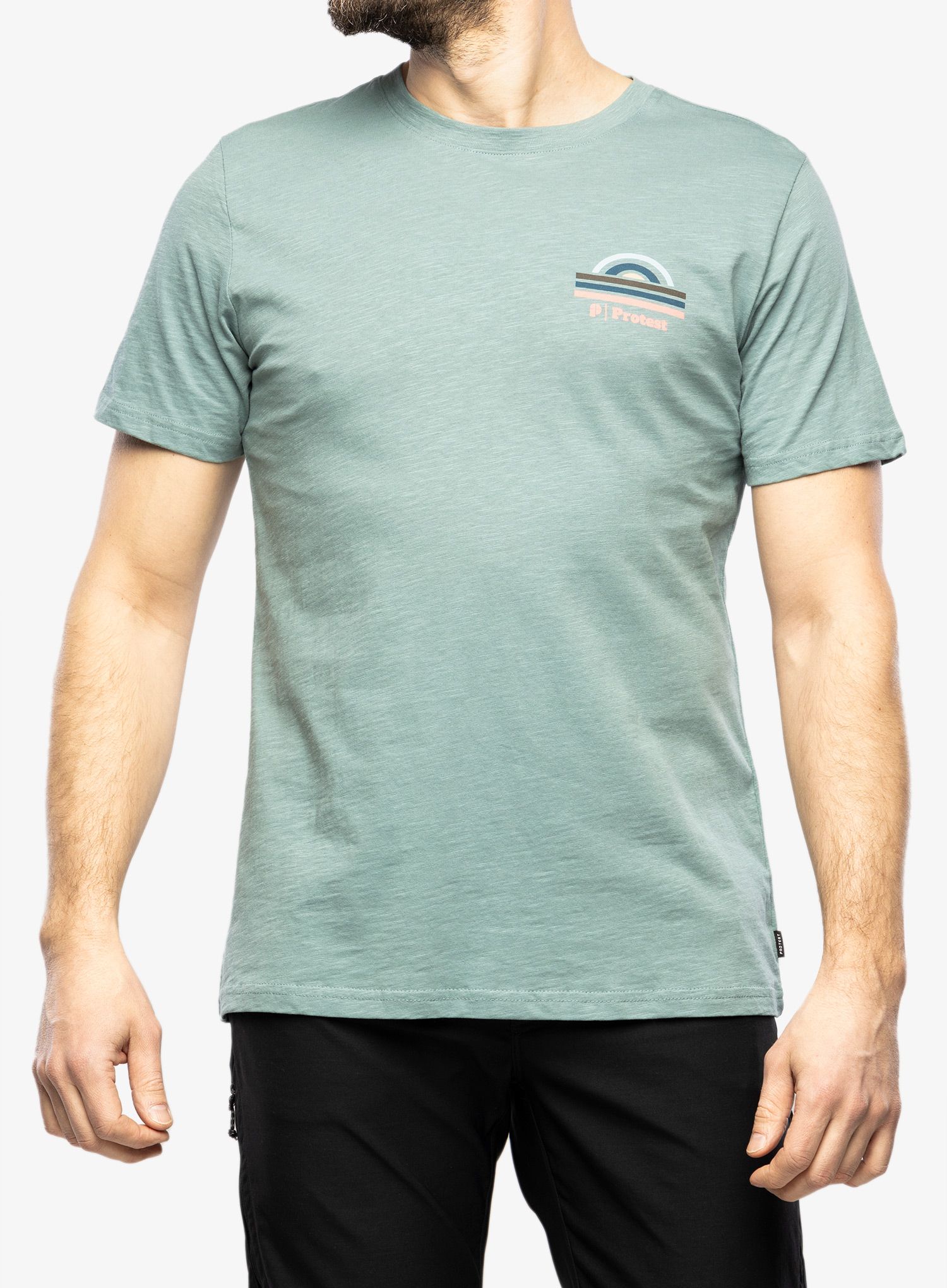 Памучна тениска Protest Prtholbox T-Shirt - arctic green