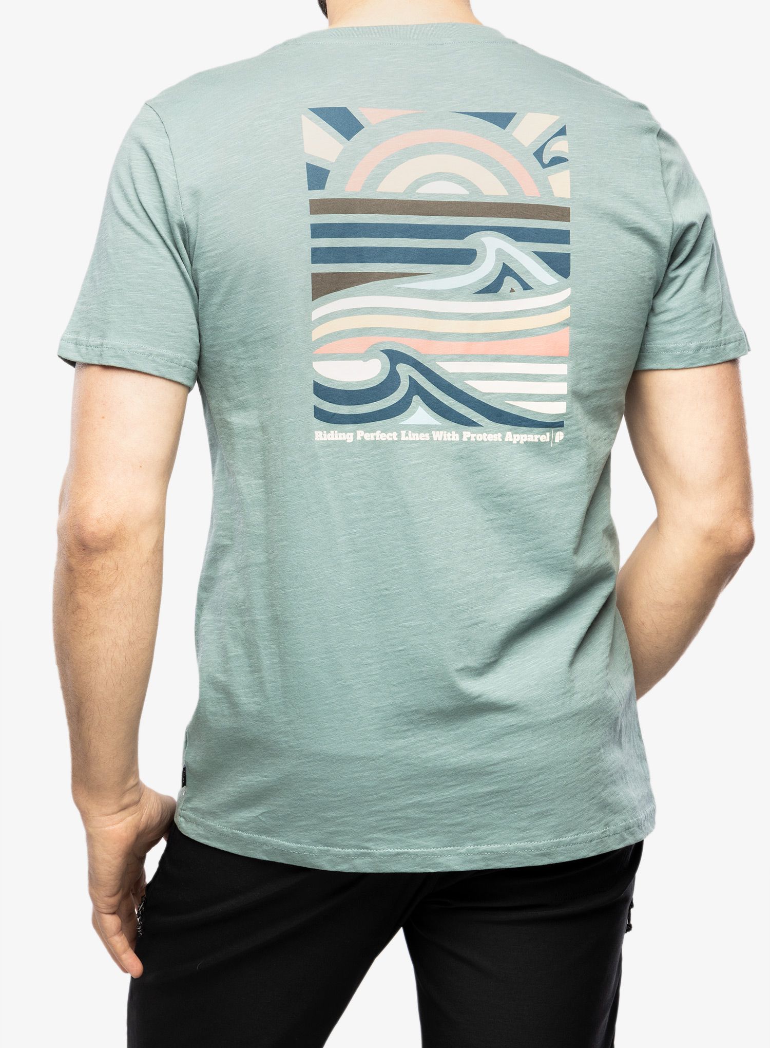 Памучна тениска Protest Prtholbox T-Shirt - arctic green