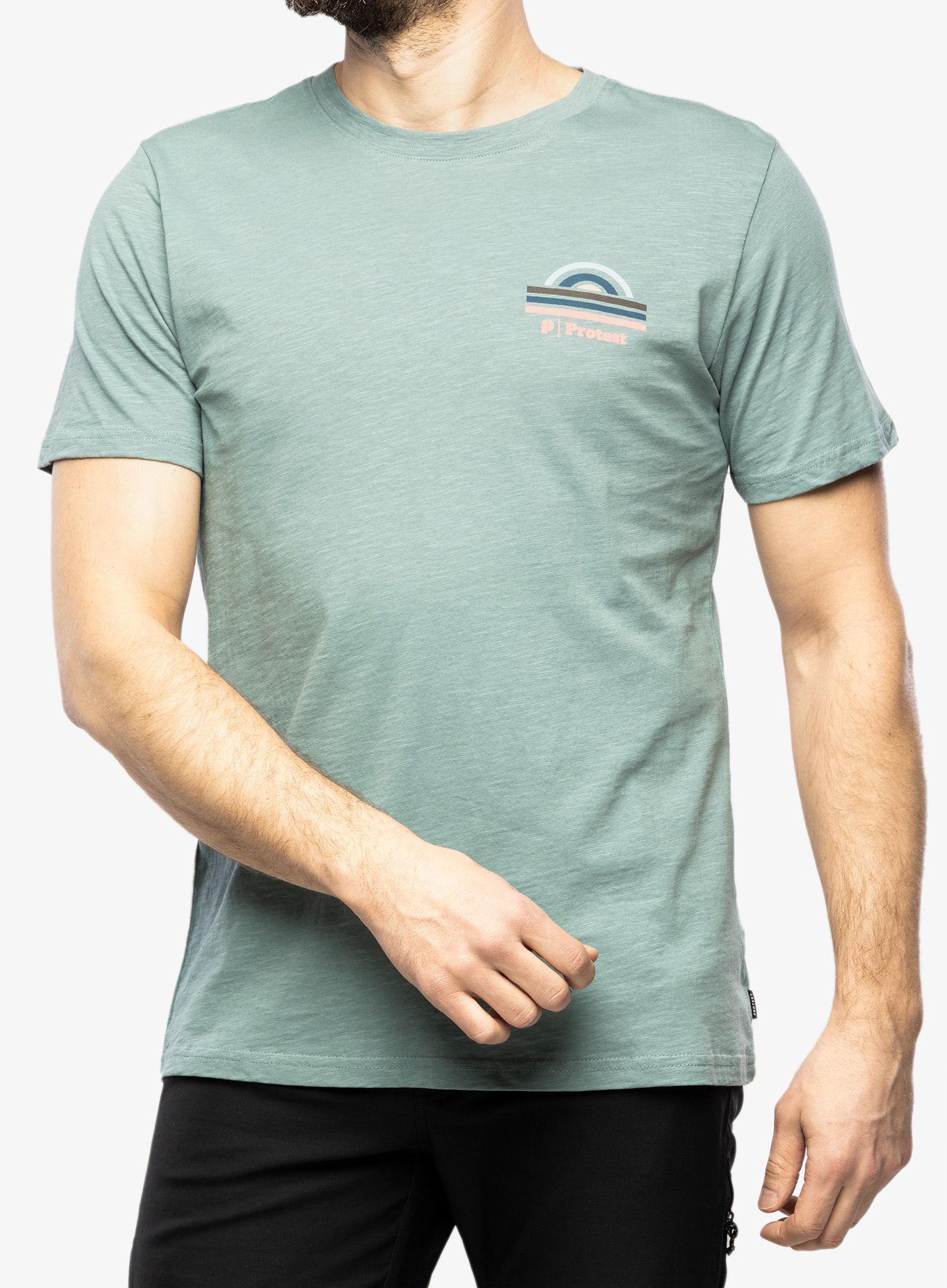 Памучна тениска Protest Prtholbox T-Shirt - arctic green