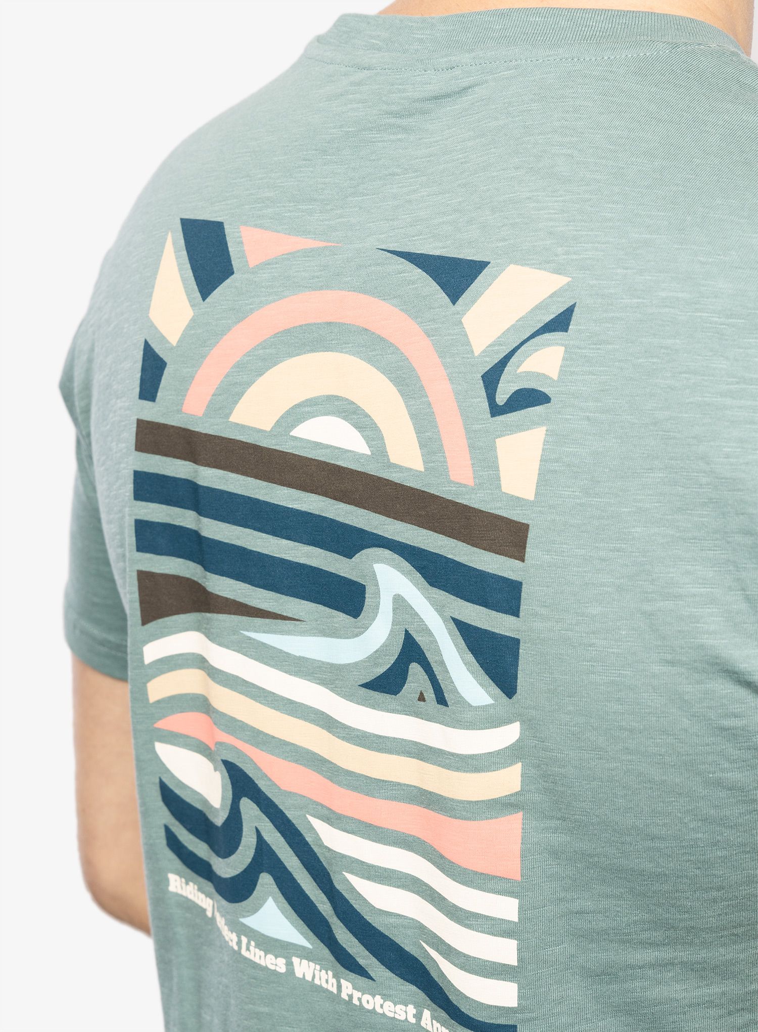 Памучна тениска Protest Prtholbox T-Shirt - arctic green