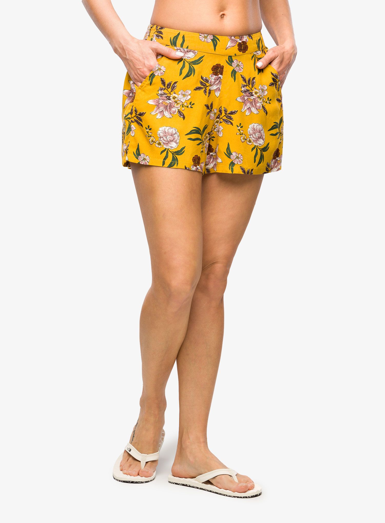 Дамски къси панталони Protest Prtmahi Shorts - tumeric yellow