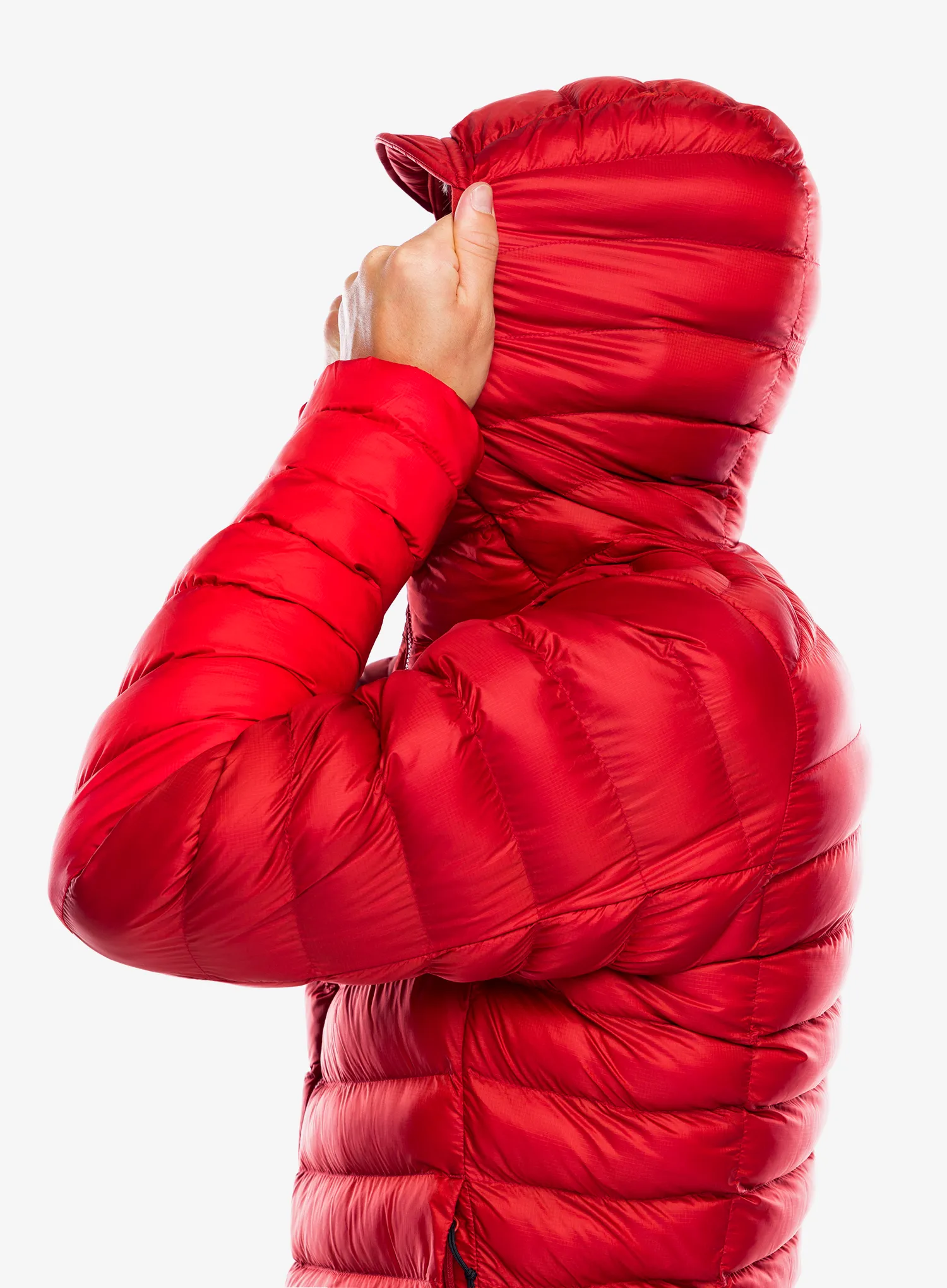 Яке с подплата Rab Cirrus Alpine - tuscan red/dark horizon