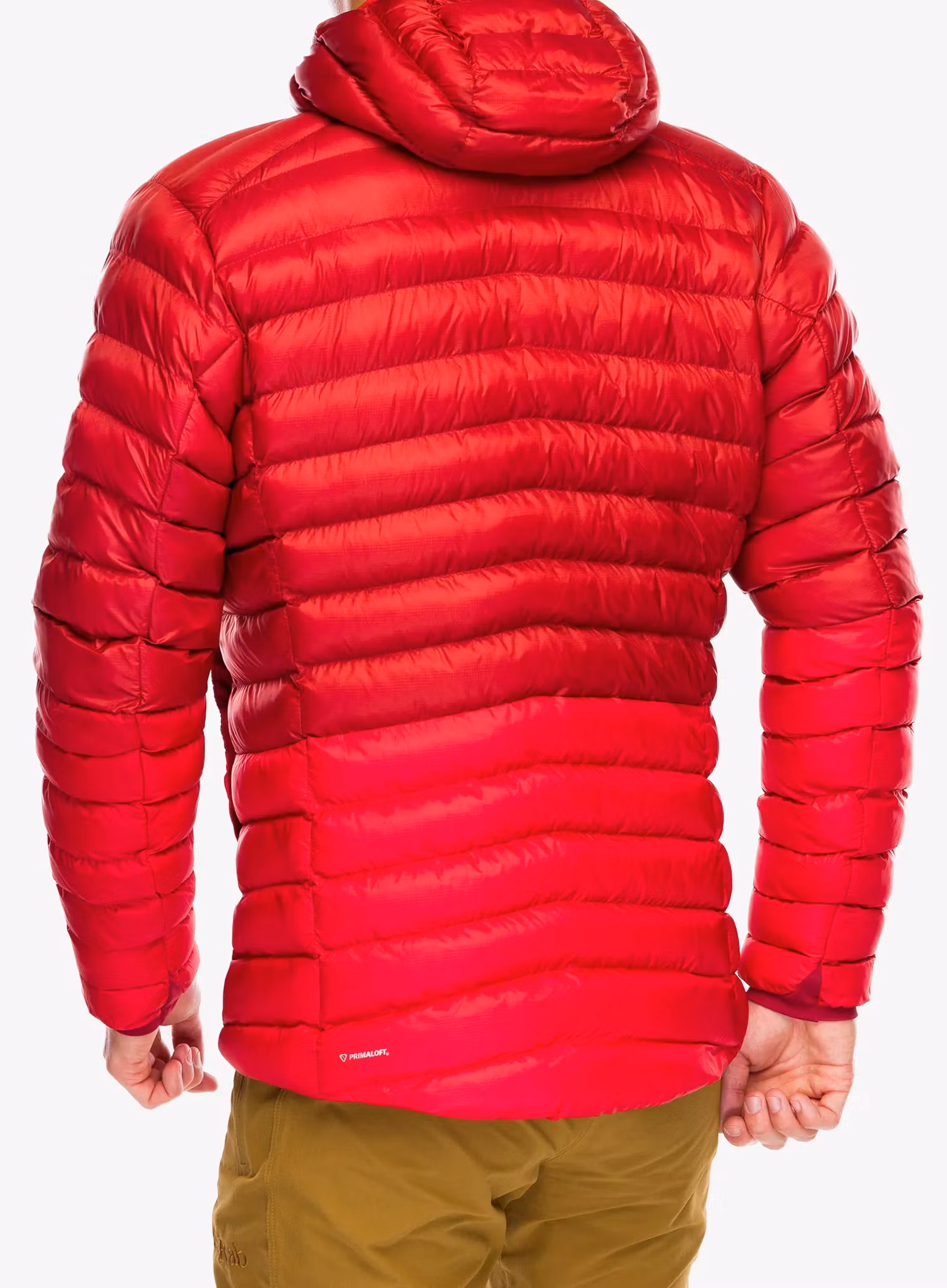 Яке с подплата Rab Cirrus Alpine - tuscan red/dark horizon