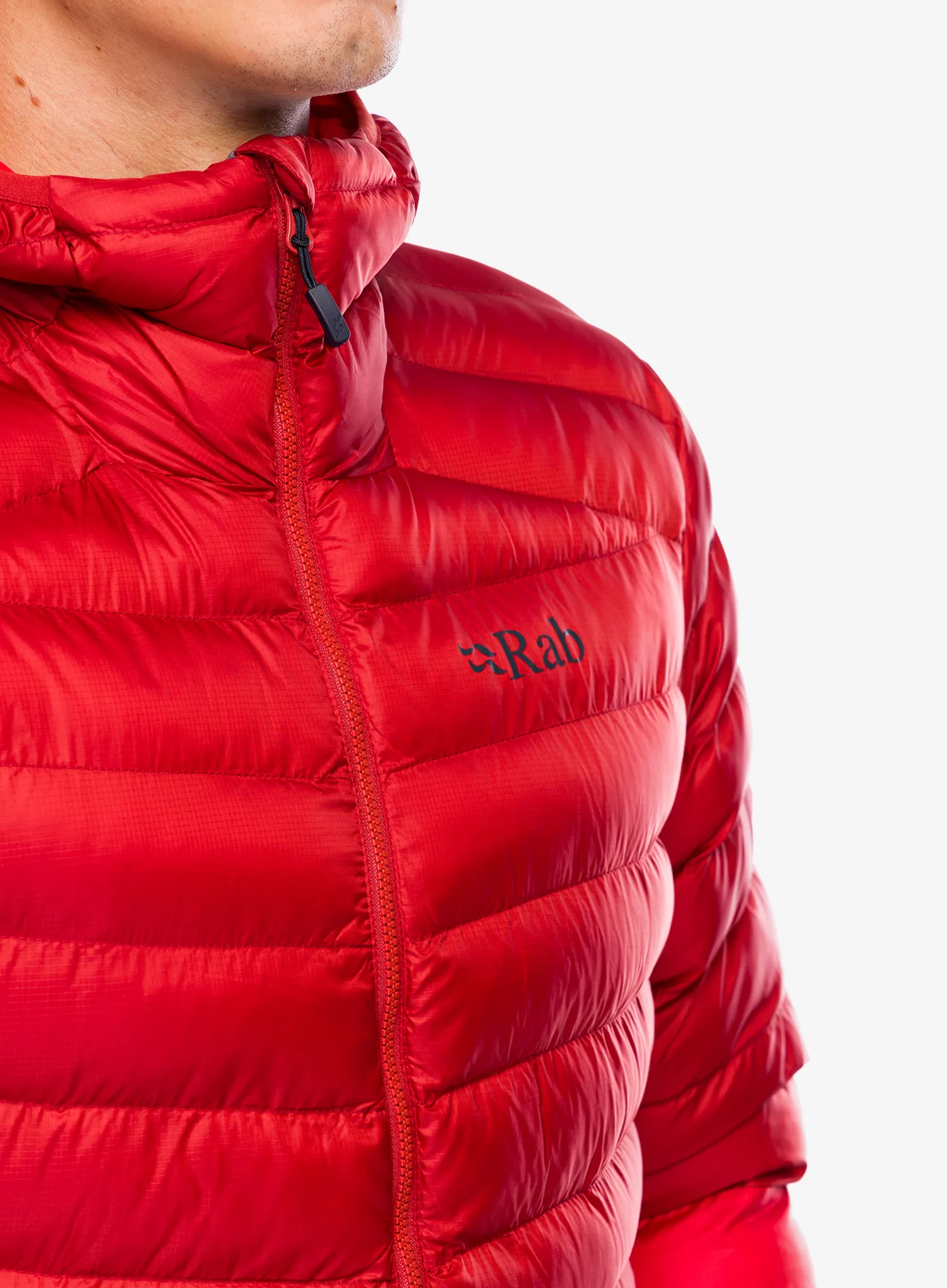 Яке с подплата Rab Cirrus Alpine - tuscan red/dark horizon