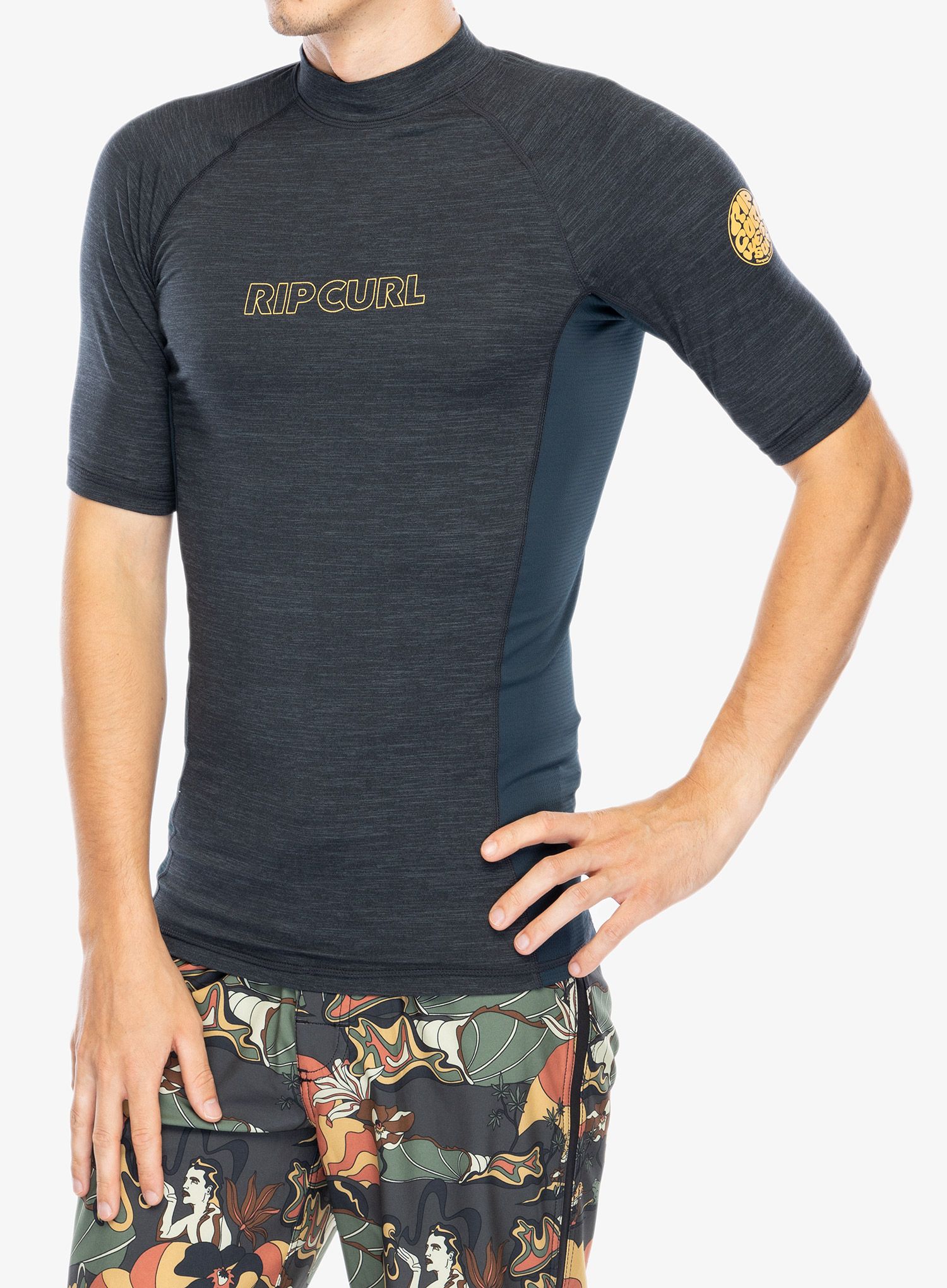Бързосъхнеща тениска Rip Curl Dawn Patrol Upf Perf S/S - navy marle