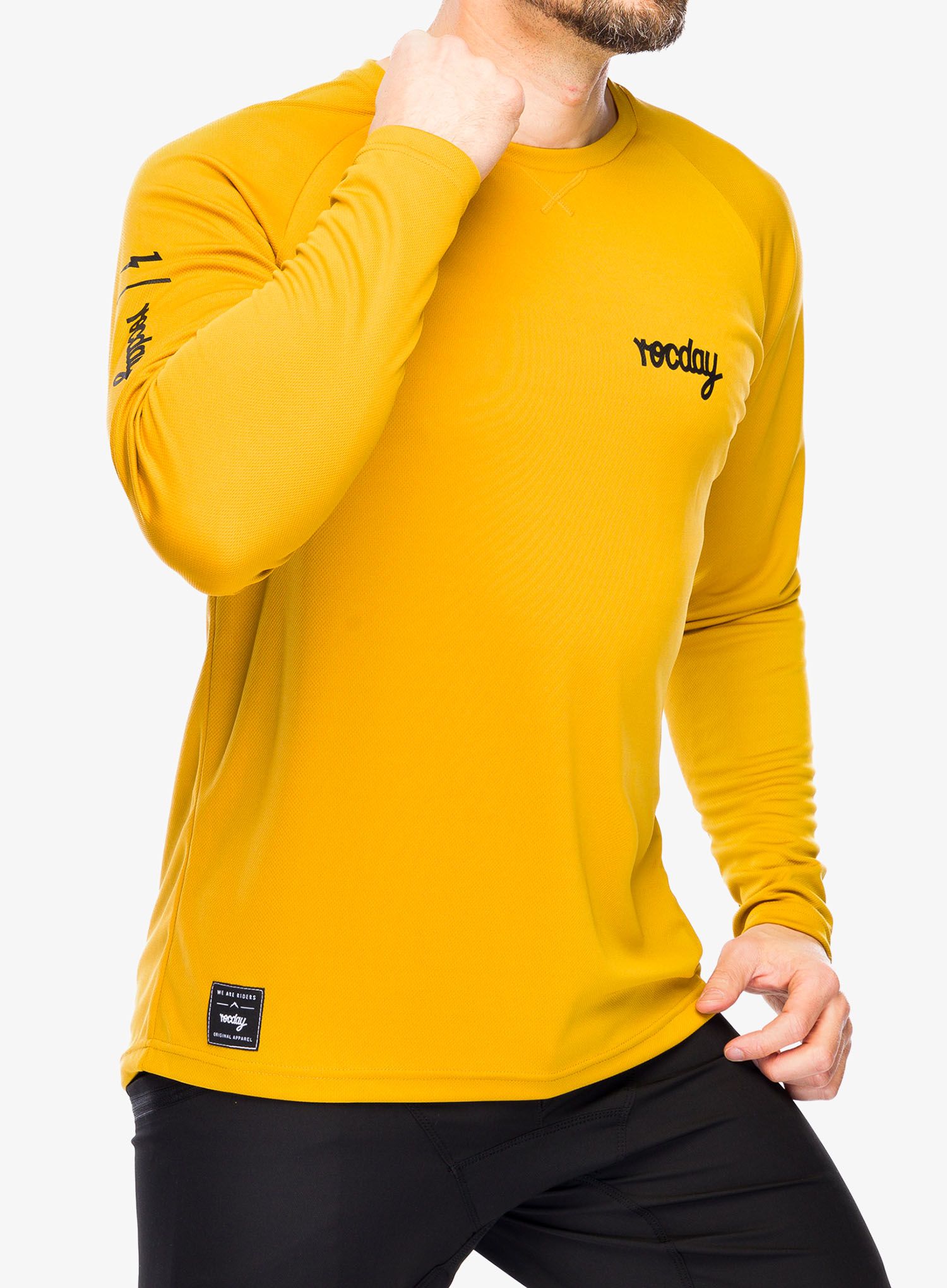 Велосипеден суичър Rocday Podium - yellow