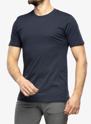 Памучна тениска Royal Robbins Sunset Tee s/s - navy