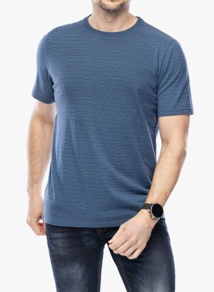 Фланелка Royal Robbins Vacationer Crew S/S - navy str