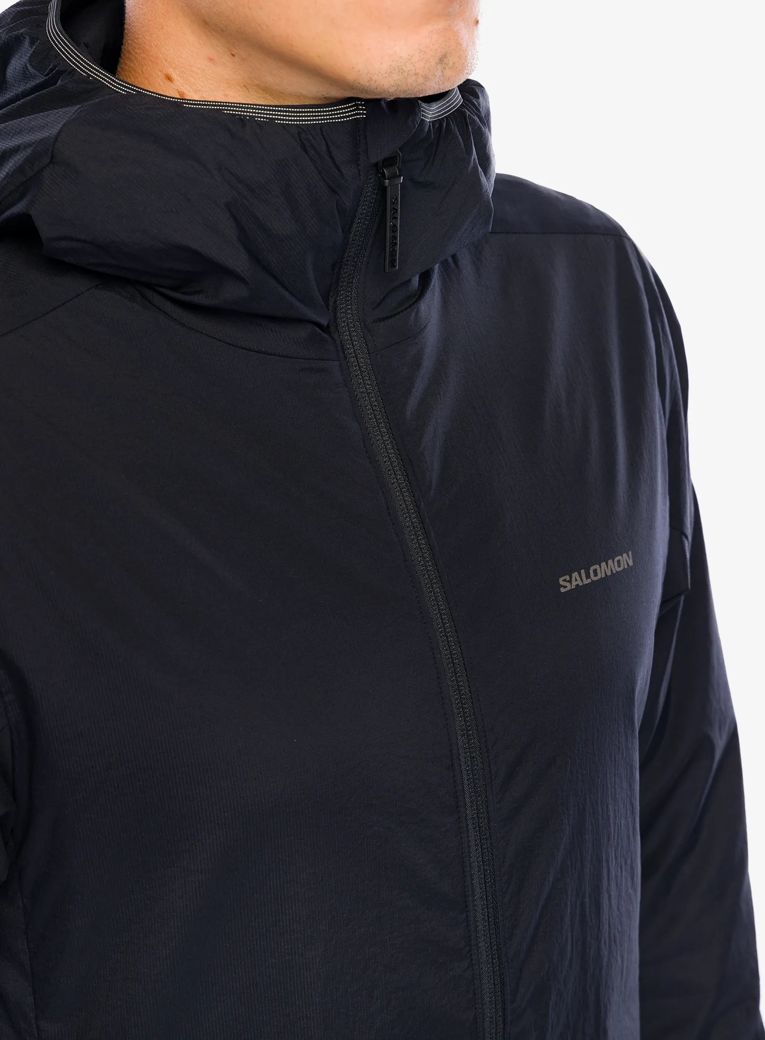 Яке с подплата Salomon Mountain Flex Jacket HD - deep black