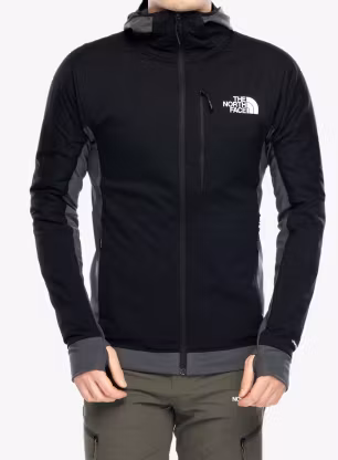 Хибридно яке The North Face Binntal Hybrid Ventrix Hoodie - black/black/anthracite grey