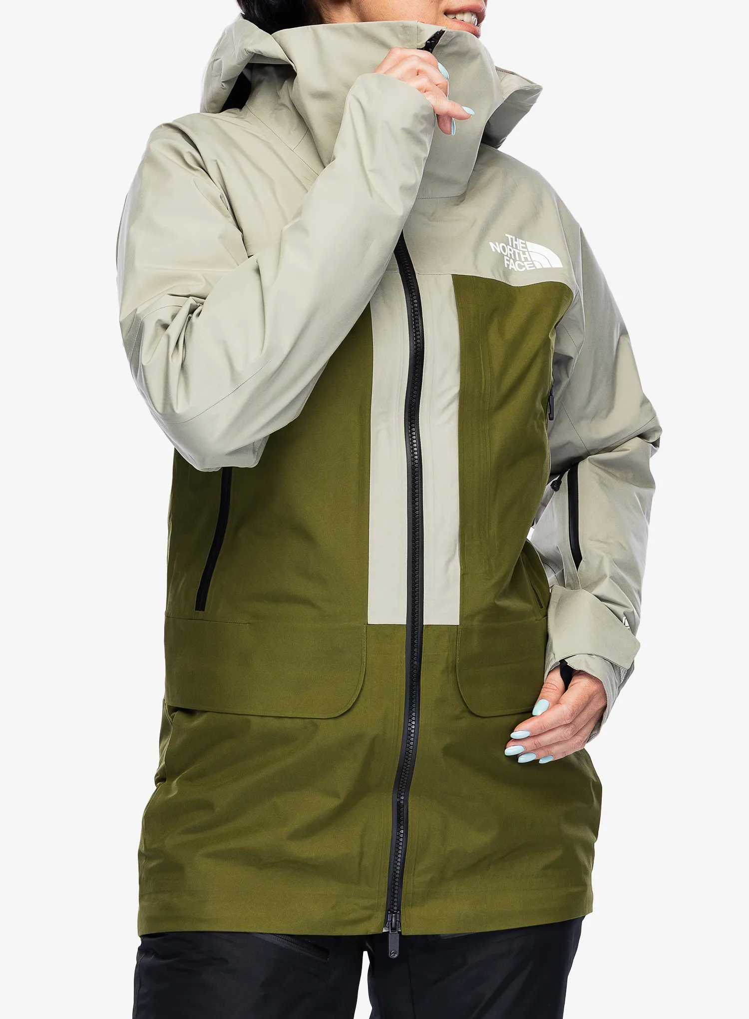 Дамско GORE-TEX яке The North Face Summit Verbier GTX Jacket - clay grey/forest olive