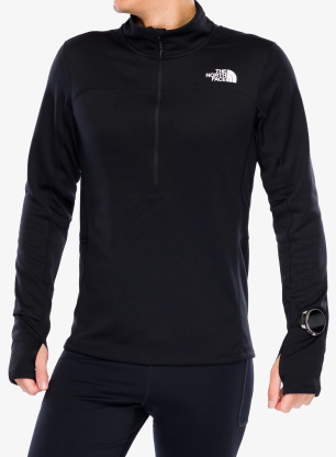 Суичър без качулка The North Face Winter Warm Pro 1/4 Zip - tnf black