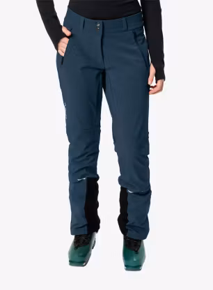Дамски панталони cофтшел Vaude Larice Pants IV - dark sea