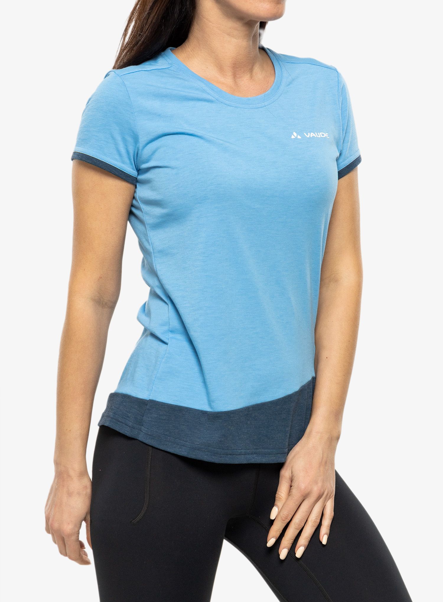 Дамска бързосъхнеща тениска Vaude Sveit Shirt - blue jay