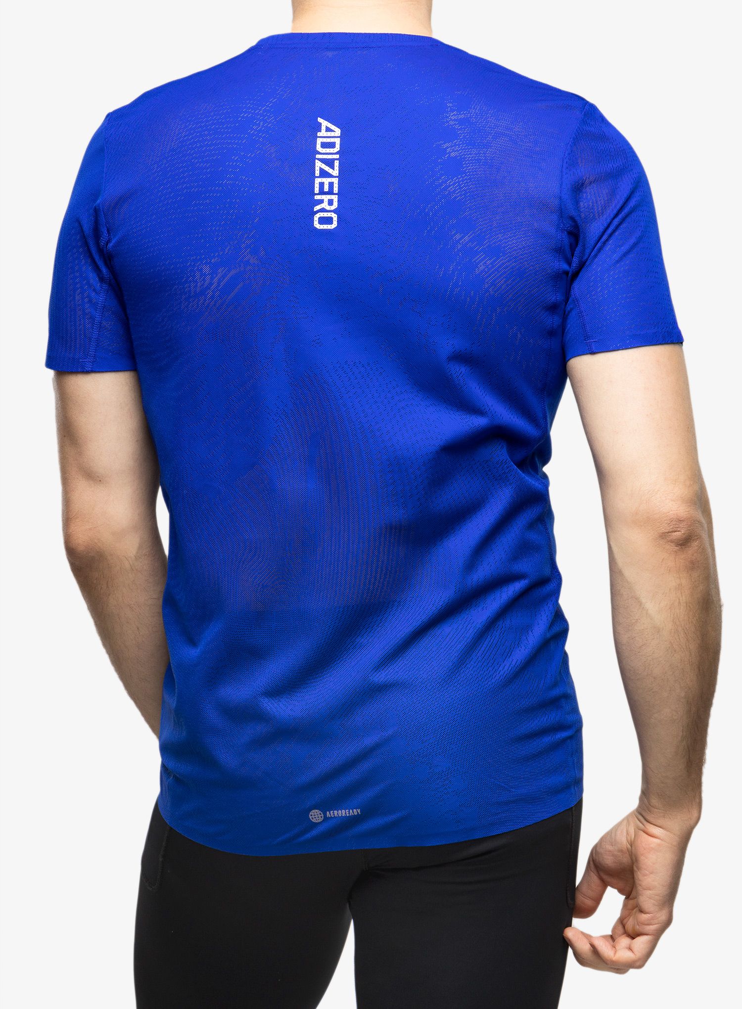 Тениска за бягане adidas Adizero Tee - lucid blue