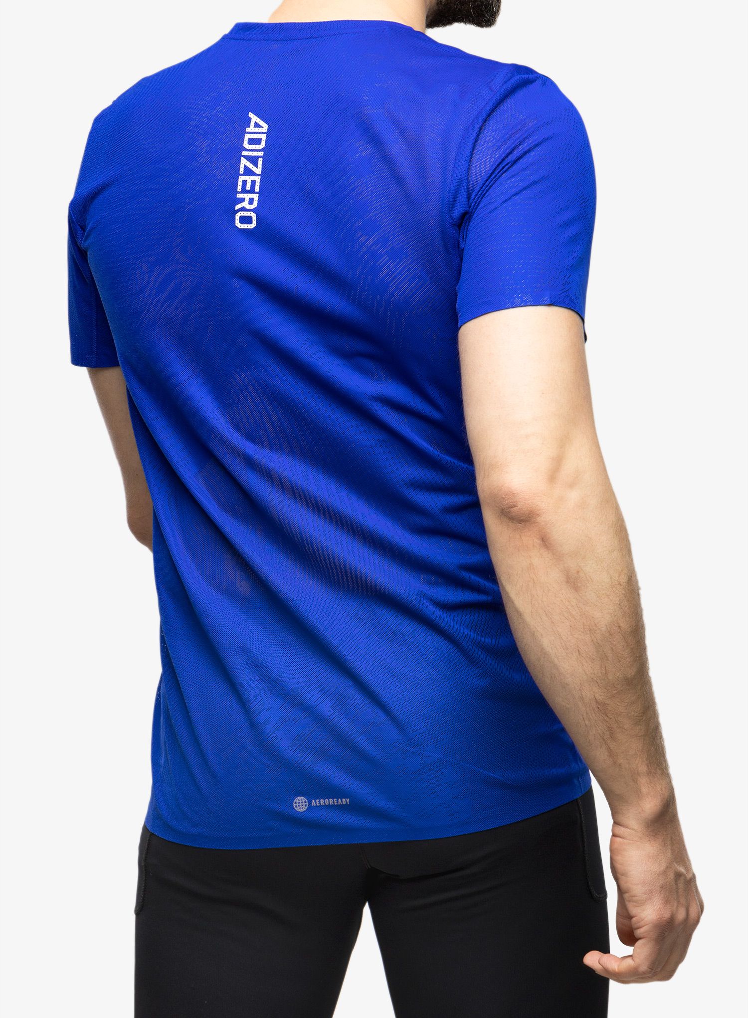 Тениска за бягане adidas Adizero Tee - lucid blue