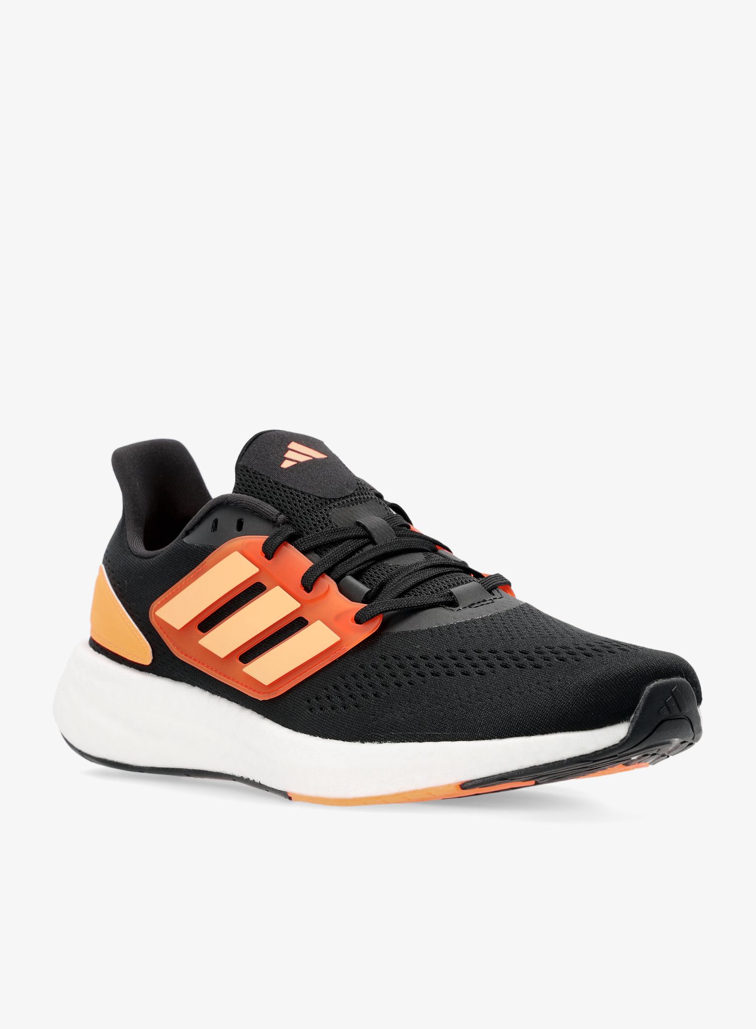 Мъжки обувки за бягане adidas Pureboost 22 - black/orange/red