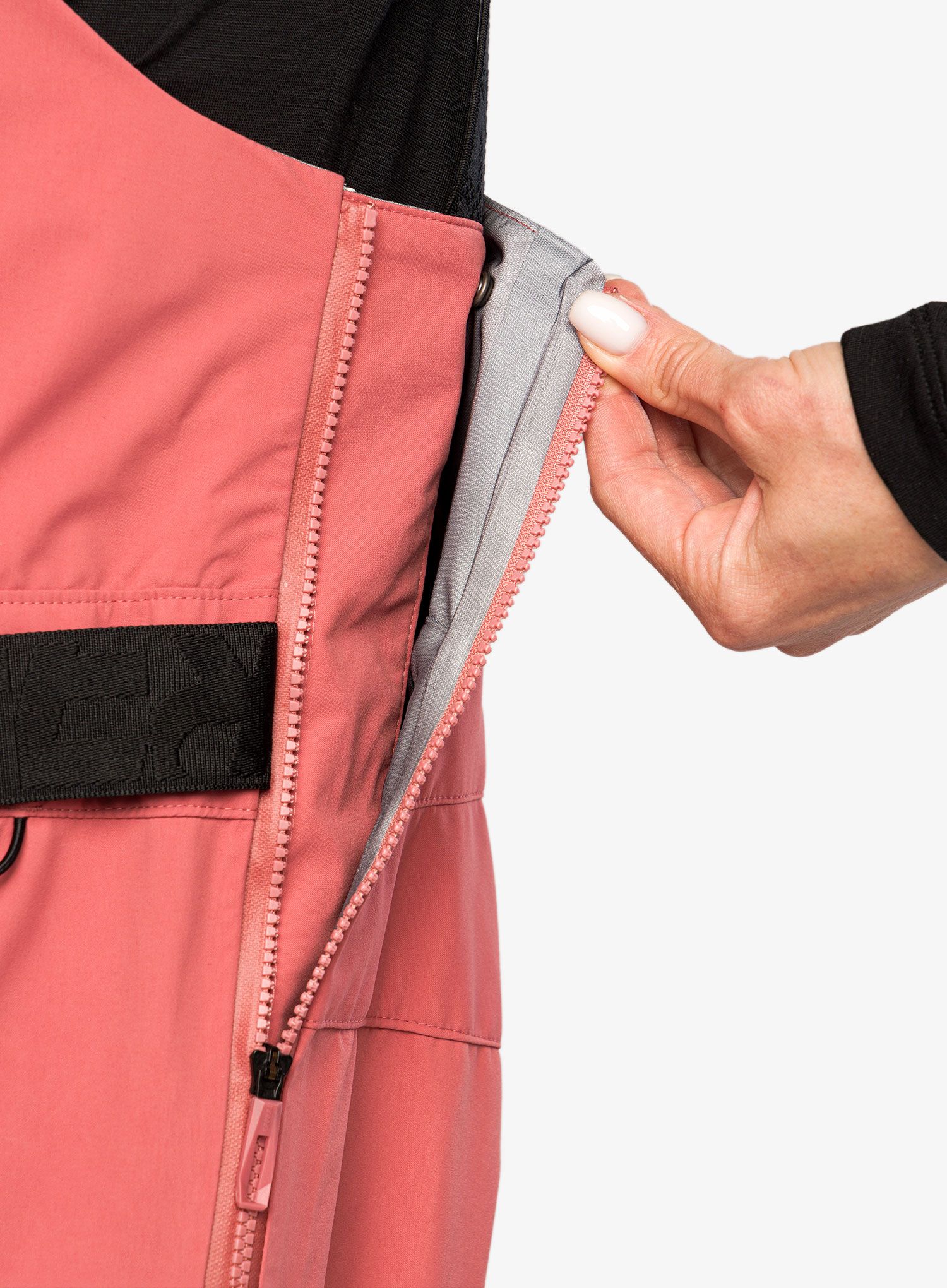 Дамски панталони adidas TERREX 3L GORE-TEX Snow Bib - wonder red