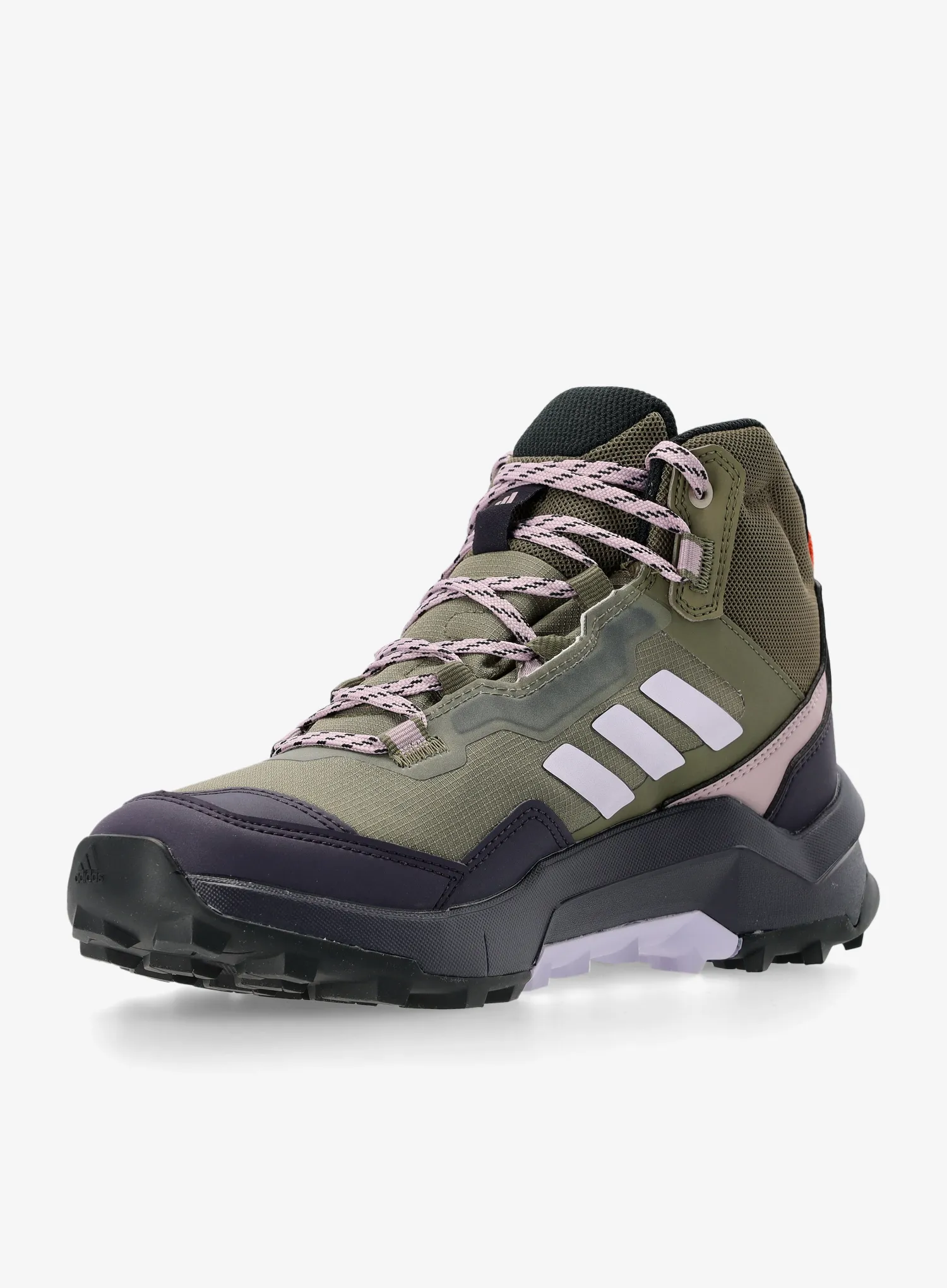 Дамски трекинг обувки adidas TERREX AX4 Mid GTX - olive stra/silv dawn/prelo fig